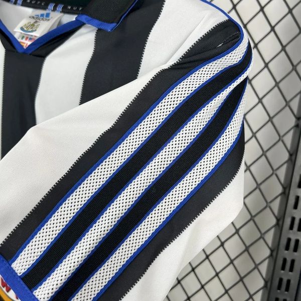 Newcastle United 1999-2000 Retro Home Short Sleeve Jersey Premier League Patch Personalized Rare