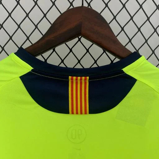 FC Barcelona 2005-06 Retro Green Long Sleeve Jersey | Custom Name & Number | UCL & La Liga