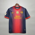FC Barcelona 2012-13 Retro Home Jersey | Custom Name & Number | La Liga & UCL