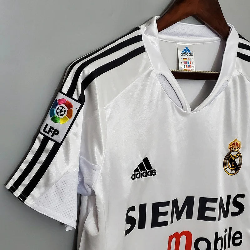 2004/05 Real Madrid Retro Home Jersey La Liga Patch Personalized