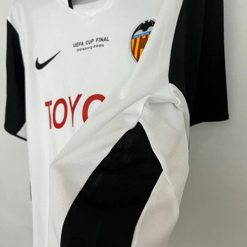 Valencia CF 2003–2004 Retro UEFA Cup Final Jersey – Aimar #21