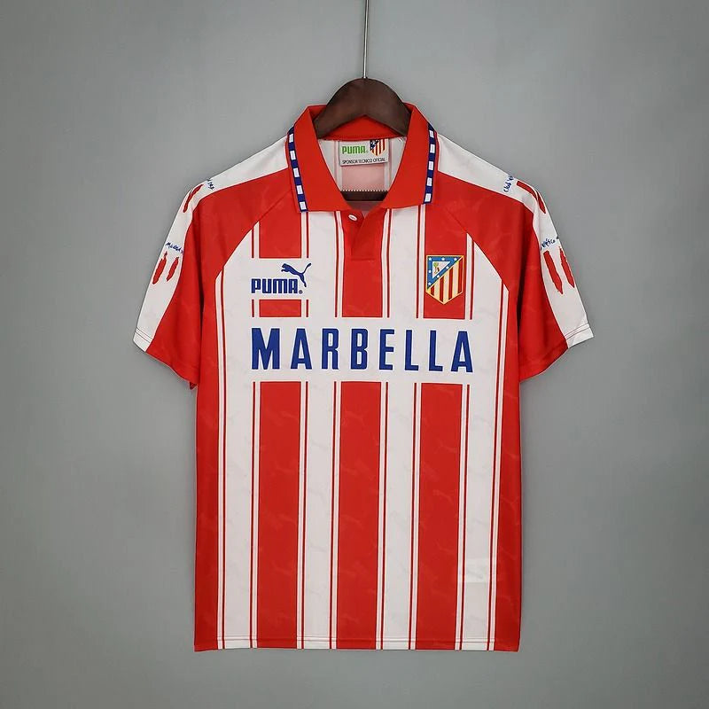 Atlético Madrid 1994-95 Retro Home Jersey – Kiko 19 | Short Sleeve | S–2XL