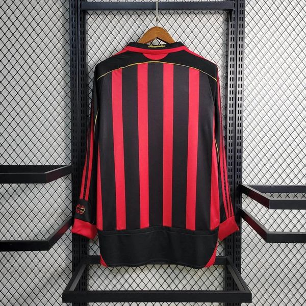 Retro AC Milan 2006-07 Home Jersey Long Sleeve Custom