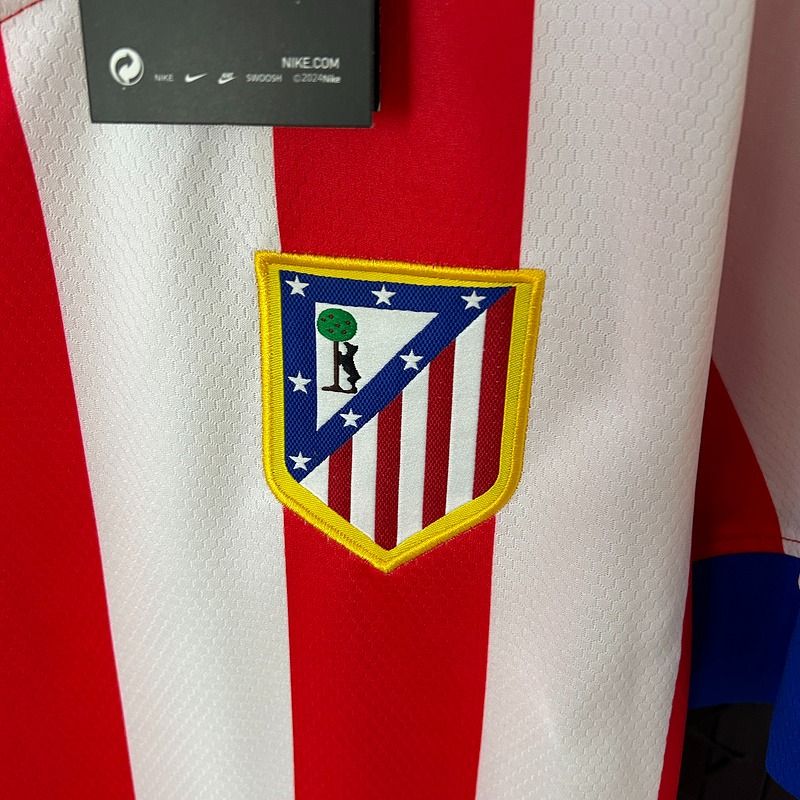 Atlético Madrid 2012-13 Retro Home Jersey – Custom Name & Number | Short Sleeve | S–2XL