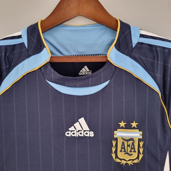 Argentina 2006 World Cup Away Retro Short Sleeve Jersey Personalized S-2XL
