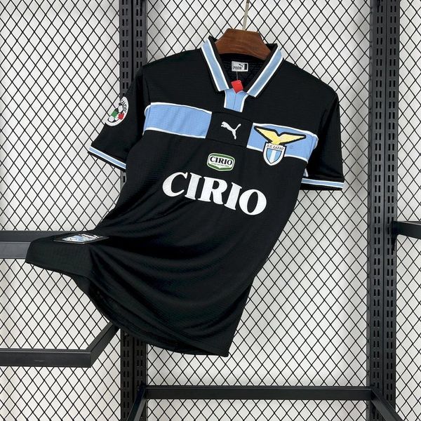 SS Lazio 1998-1999 Retro Away Short Sleeve Jersey #10 Mancini Serie A Patch Personalized Rare