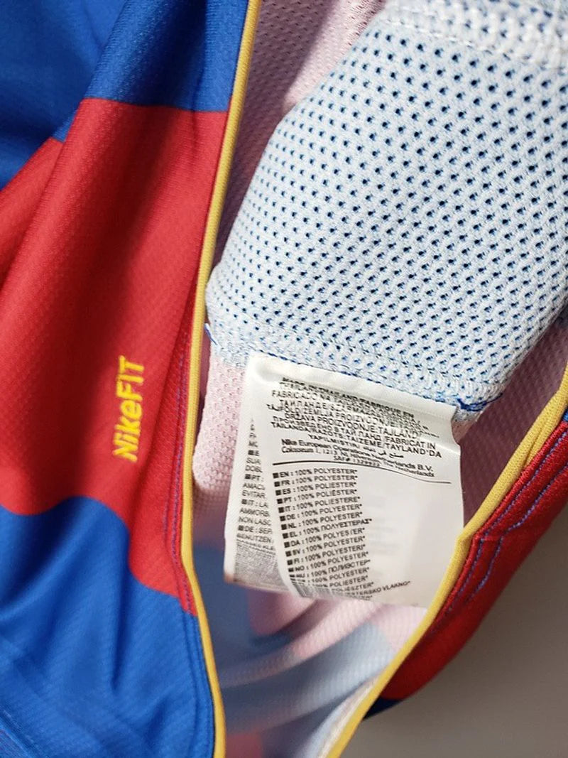 FC Barcelona 2007-08 Retro Home Jersey | #11 Gianluca Zambrotta | La Liga