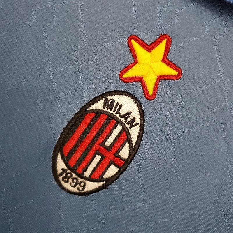 Retro AC Milan 1995-96 Third Away Jersey #9 Weah