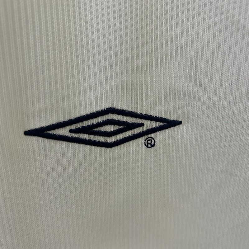 Manchester United 2000-2001 Retro Away White SS Jersey #7 Beckham Personalized UCL PL Patch Rare