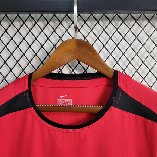 Manchester United 2002-2004 Retro Home Short Sleeve Jersey #10 Van Nistelrooy Personalized PL Patch Rare
