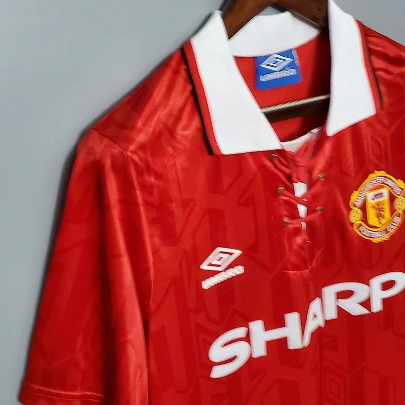 Manchester United 1992-1994 Retro Home Jersey #7 Cantona Personalized