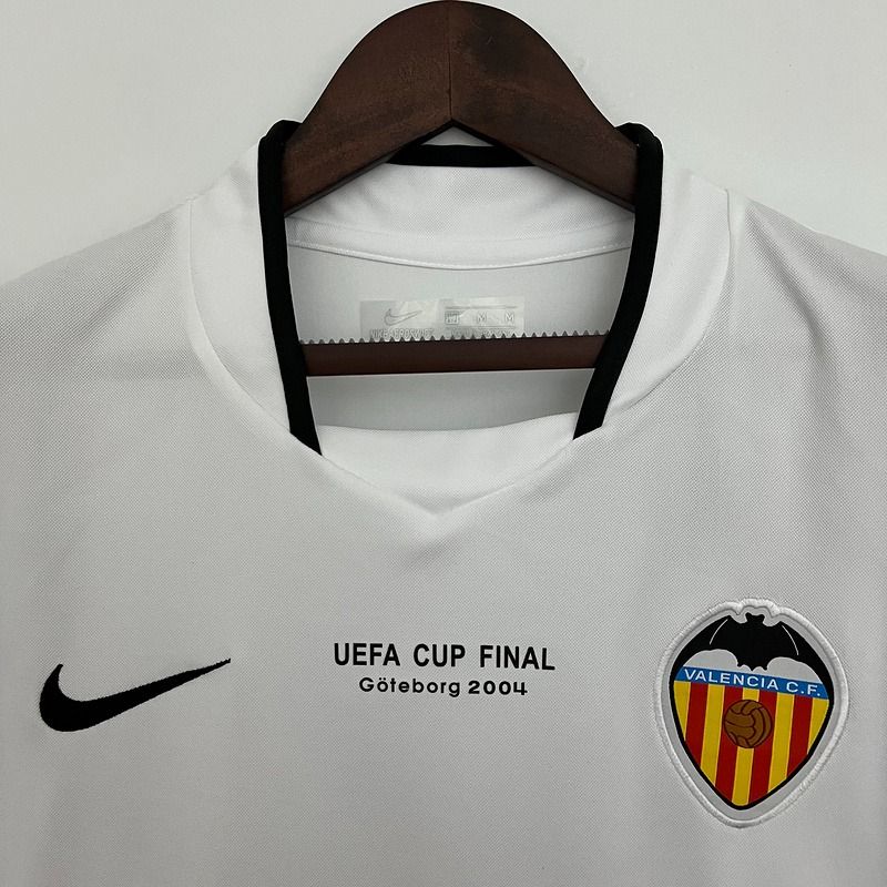 Valencia CF 2003–2004 Retro UEFA Cup Final Jersey – Aimar #21