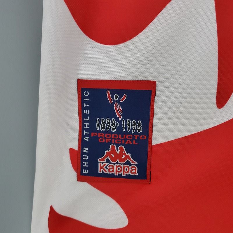 Retro Athletic Bilbao 1997-99 Home Match Jersey Short Sleeve