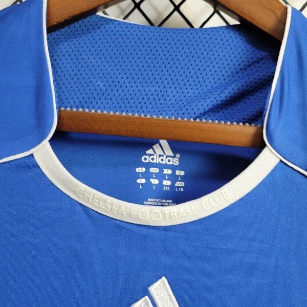 Chelsea FC 2006-2007 Retro Home Short Sleeve Jersey Personalized PL UCL Patch Rare Collector