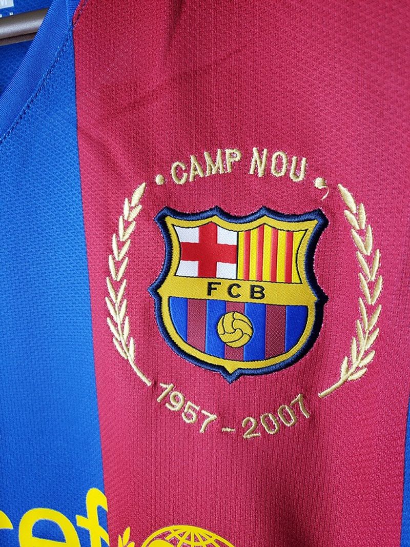 FC Barcelona 2007-08 Retro Home Jersey | #11 Gianluca Zambrotta | La Liga