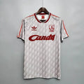 1989-1991 Liverpool Retro White Short Sleeve Jersey Classic Kit