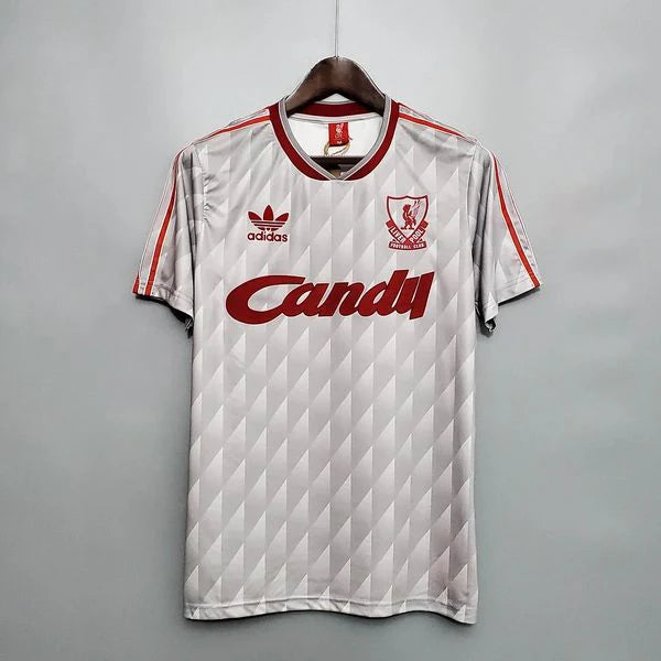 1989-1991 Liverpool Retro White Short Sleeve Jersey Classic Kit