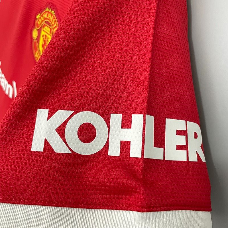 Manchester United 2021-2022 Retro Home Short Sleeve Jersey Personalized PL Patch Rare
