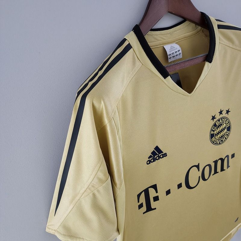 Bayern Munich 2003-2004 Retro Away Short Sleeve Jersey #13 Ballack Bundesliga Patch Personalized Rare