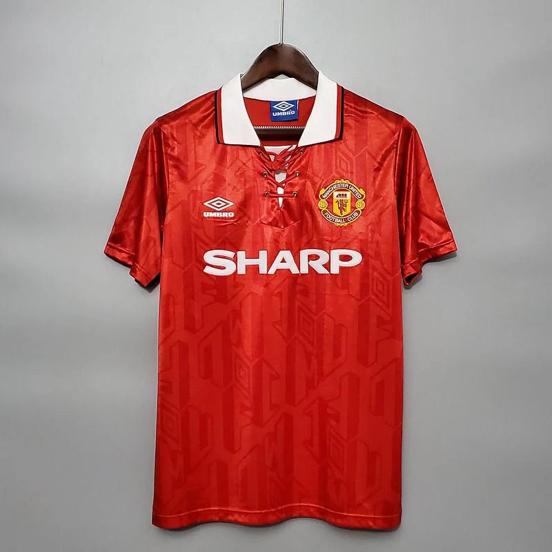 Manchester United 1992-1994 Retro Home Jersey #7 Cantona Personalized