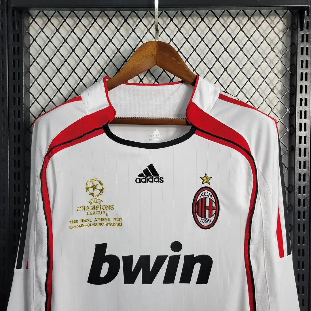Retro AC Milan 2006-07 Away Jersey Long Sleeve #21 Pirlo