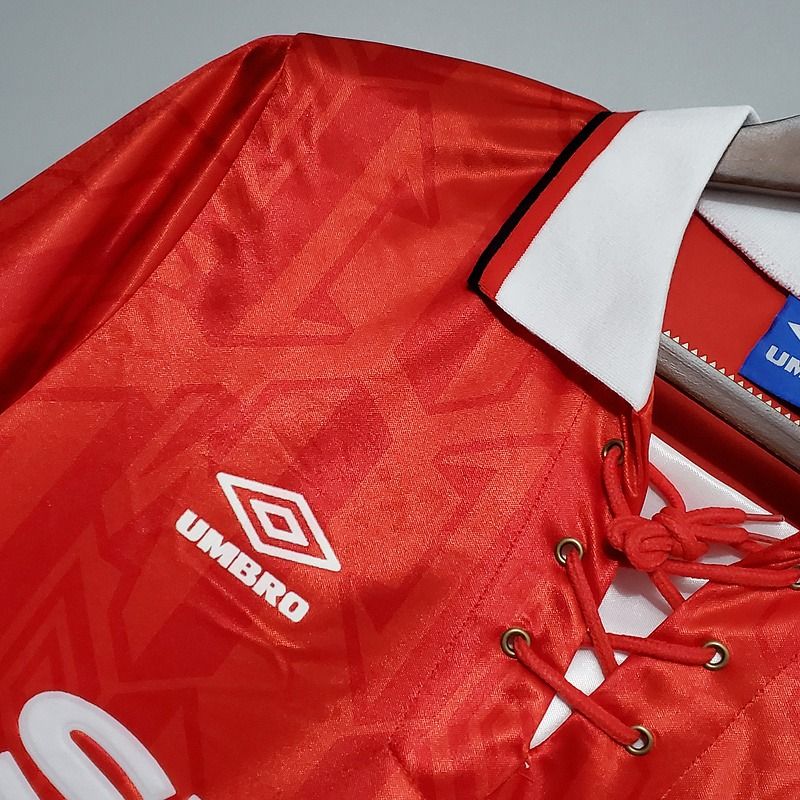 Manchester United 1992-1994 Retro Home Jersey #7 Cantona Personalized