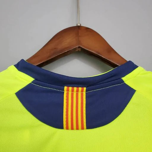 FC Barcelona 2005-06 Retro Green Away Jersey | Custom Name & Number | UCL