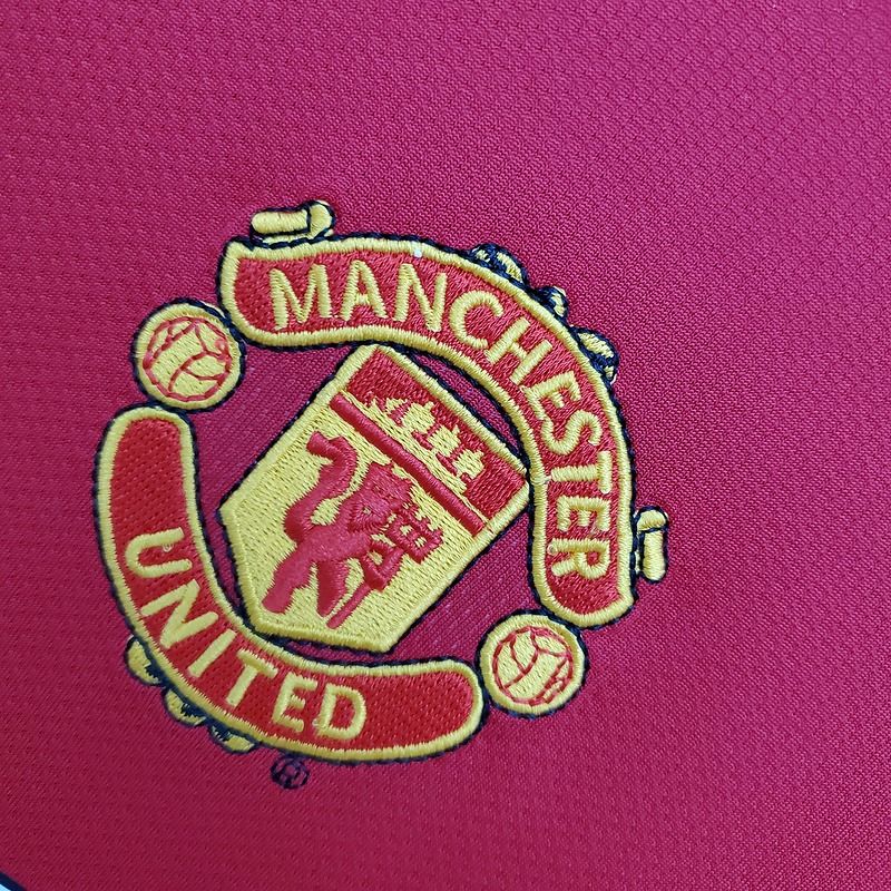 Manchester United 2005-2006 Retro Home Short Sleeve Jersey Personalized UCL PL Patch Rare