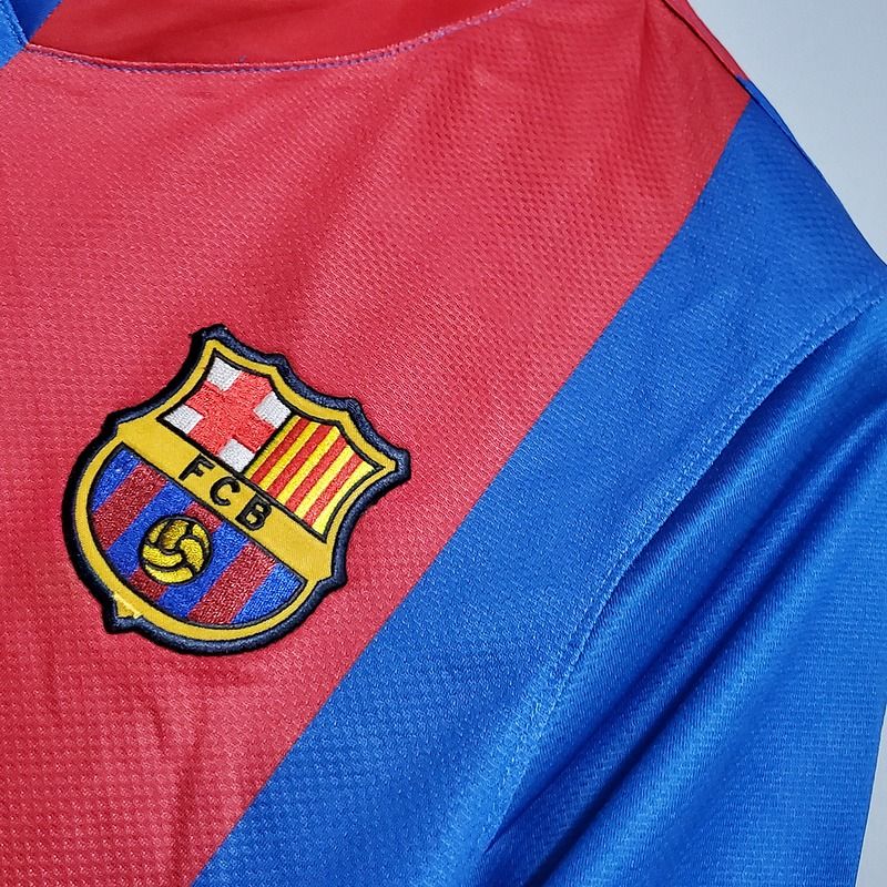 FC Barcelona 2006-07 Retro Home Jersey | #7 Eidur Gudjohnsen | UCL