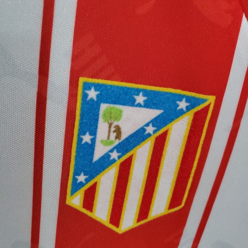 Atlético Madrid 1994-95 Retro Home Jersey – Custom Name & Number | Short Sleeve | S–2XL