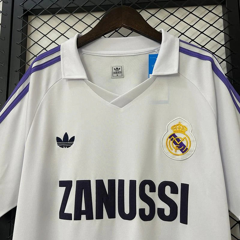 1984/85 Real Madrid Retro Home Jersey Short Sleeve