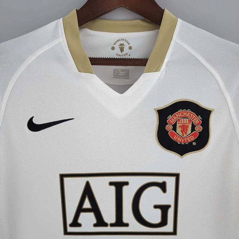 Manchester United 2006-2007 Retro Away Short Sleeve Jersey Personalized UCL PL Patch Rare