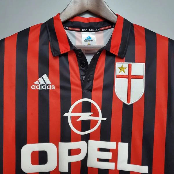 Retro AC Milan 1999-00 Home Jersey Short Sleeve