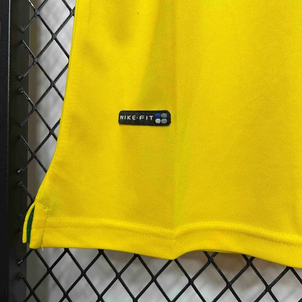 Brazil 1998 Retro Home Short Sleeve Jersey FIFA World Cup Patch Personalized Rare Ronaldo Rivaldo
