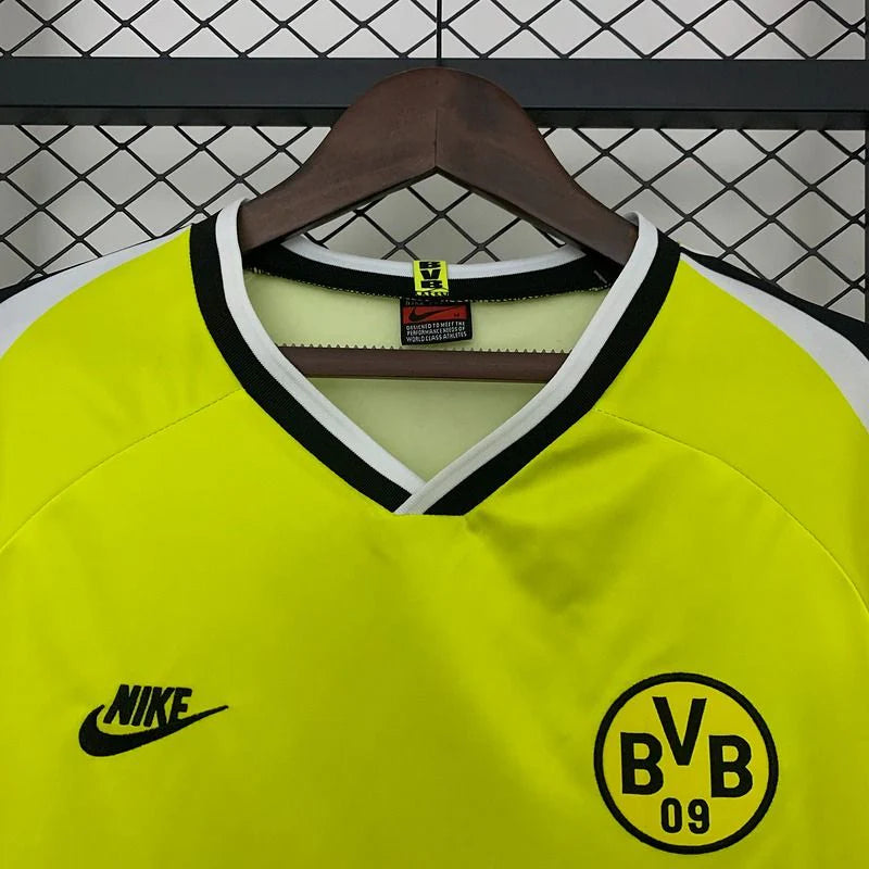 Borussia Dortmund 1995-1996 Home Retro Jersey – Sammer #6