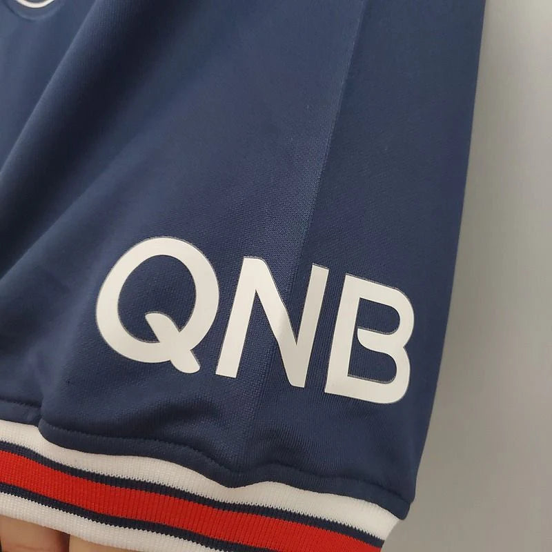 PSG 2021-2022 Retro Home Short Sleeve Jersey #30 Messi Personalized UCL Patch