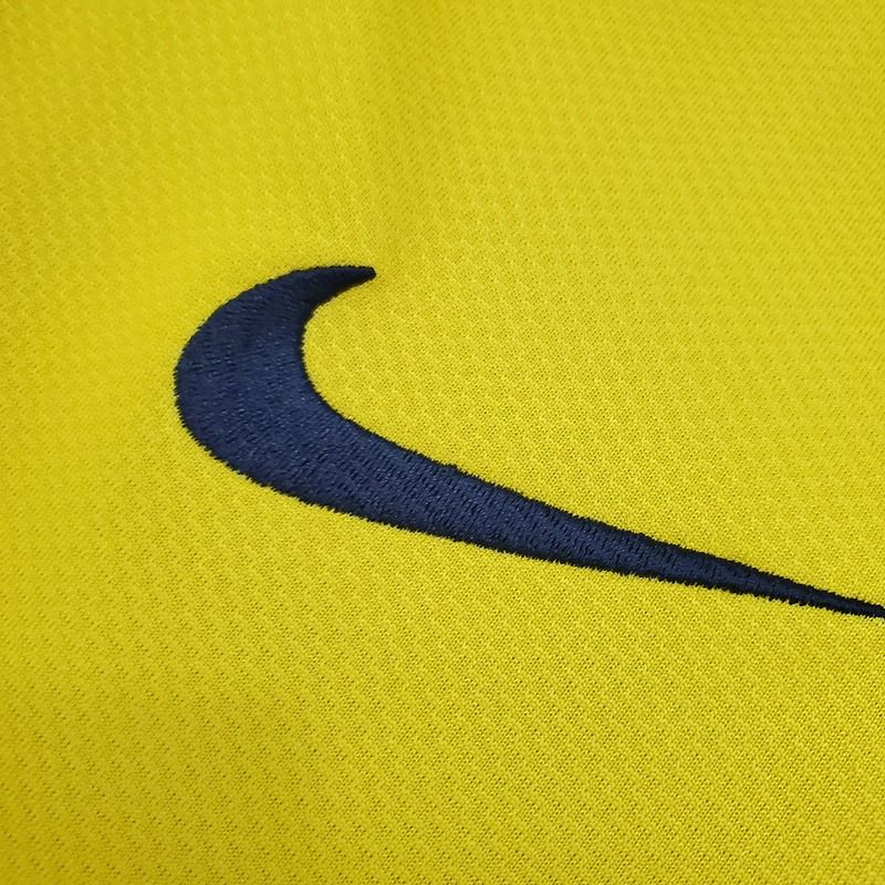 FC Barcelona 2008-09 Retro Yellow Away Jersey | #14 Thierry Henry | La Liga