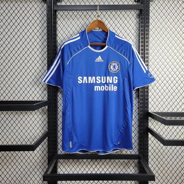Chelsea FC 2006-2007 Retro Home Short Sleeve Jersey #7 Shevchenko Personalized PL Patch Rare