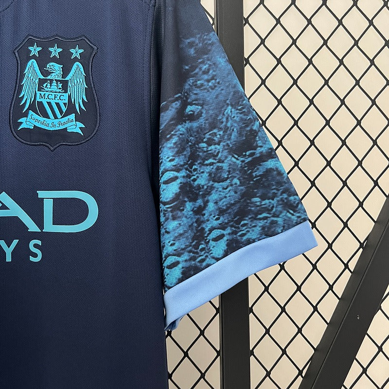 Manchester City 2015-2016 Retro Away Short Sleeve Jersey Premier League Patch Personalized Rare