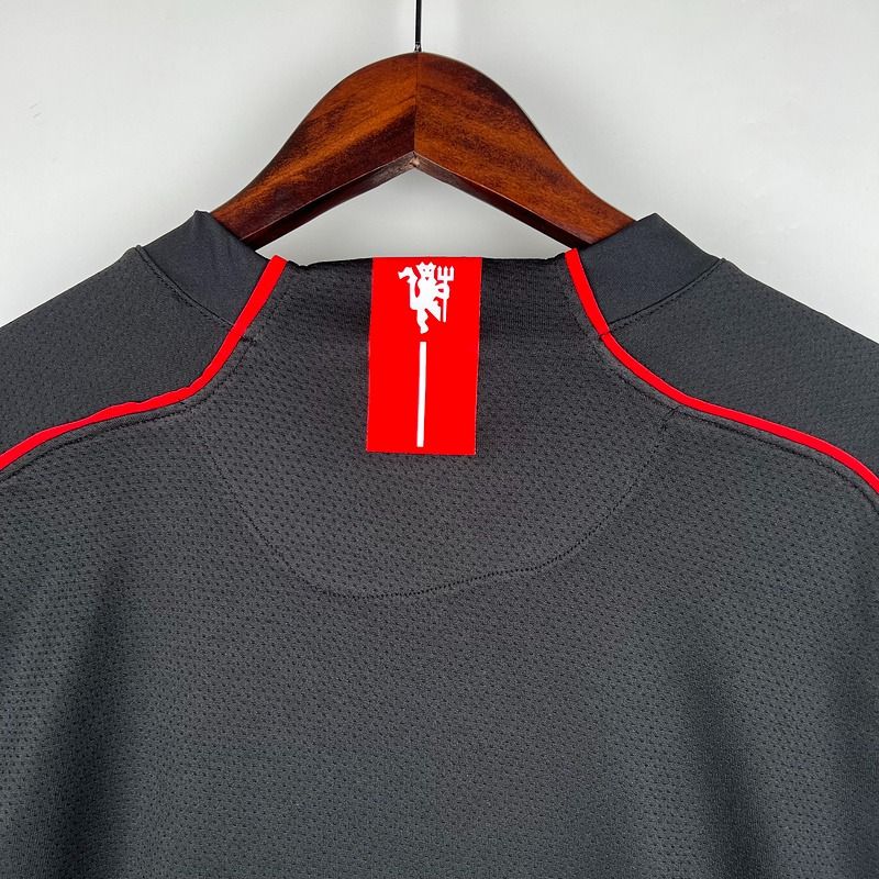 Manchester United 2007-2008 Retro Away Short Sleeve Jersey Personalized PL UCL Patch Rare
