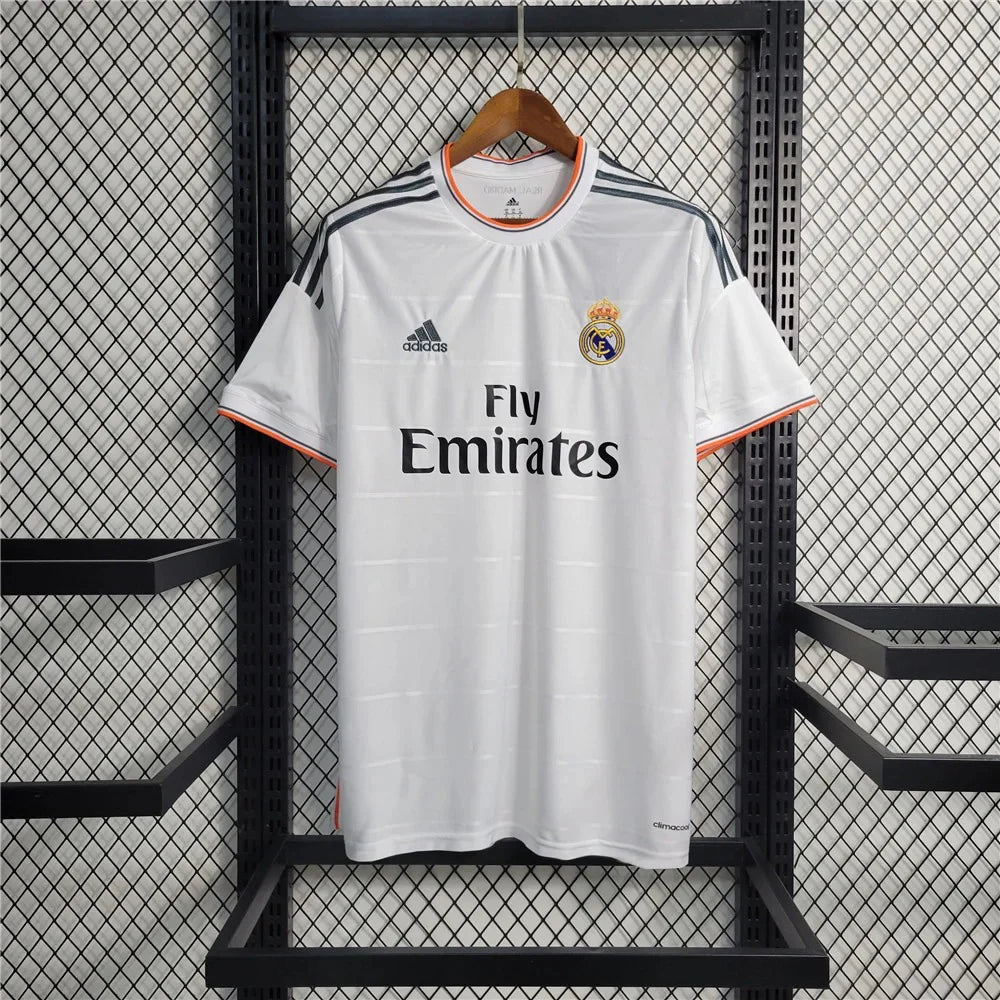 2013/14 Real Madrid Retro Home Jersey #10 Ozil UCL Personalized