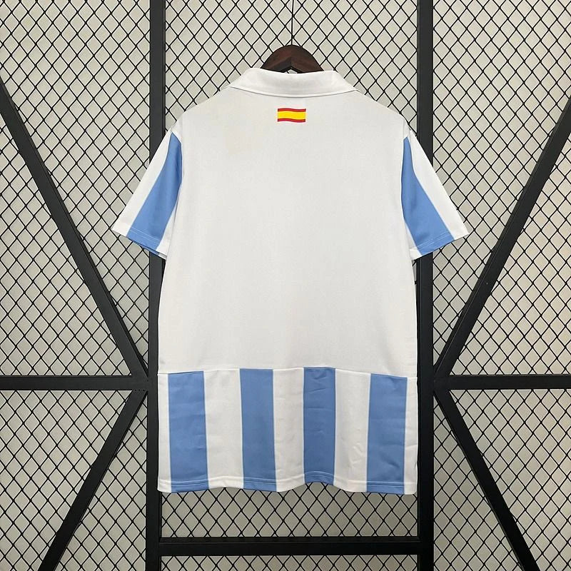 Malaga CF 2012-2013 Retro Home Short Sleeve Jersey Personalized La Liga UCL Patch Rare Collector