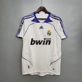 2007/08 Real Madrid Retro Home White Jersey La Liga Patch Personalized