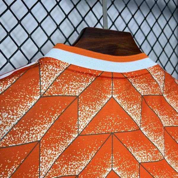 Netherlands 1988 Retro Home Short Sleeve Jersey #10 Gullit Euro Champion Personalized Rare
