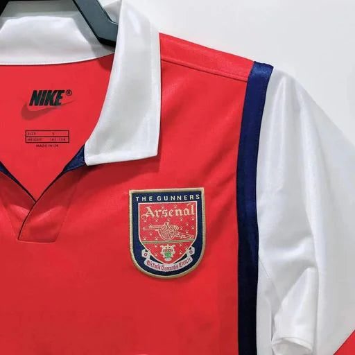 Arsenal FC 2003-2004 Retro Home Jersey | Freddie Ljungberg #8 Men's Soccer Shirt - Short Sleeve "The Invincibles" Edition with Premier League Patches