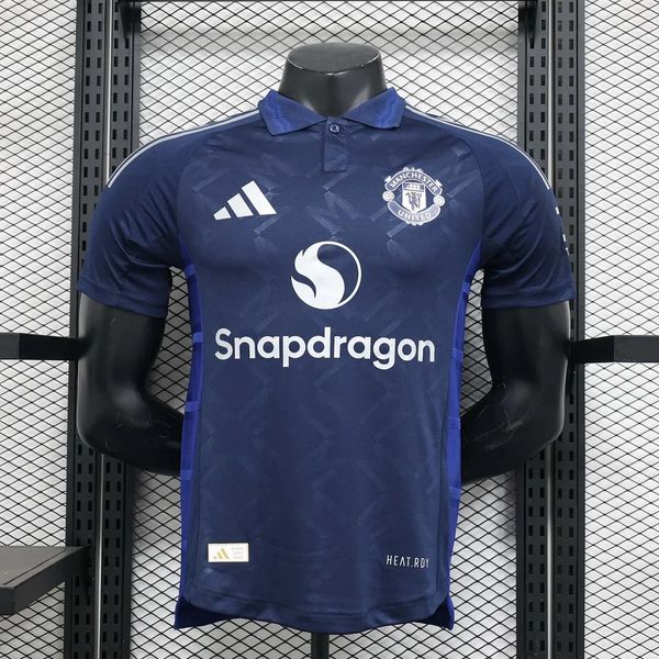 Manchester United 2024-2025 Away Short Sleeve Jersey Europa League Personalized PL UEL Patch