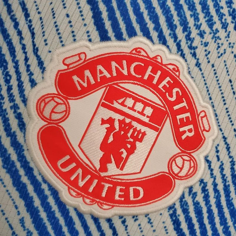 Manchester United 2021-2022 Retro Away Short Sleeve Jersey UCL Personalized PL UCL Patch Rare