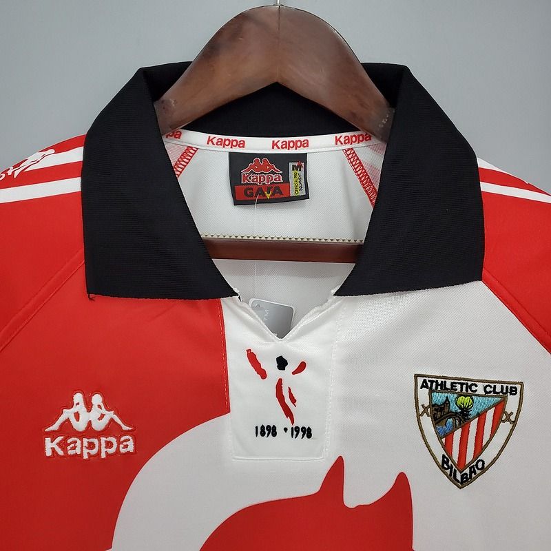 Retro Athletic Bilbao 1997-99 Home Match Jersey Short Sleeve