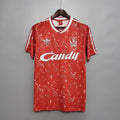 1989-1991 Liverpool Retro Red Home Short Sleeve Jersey Classic Kit