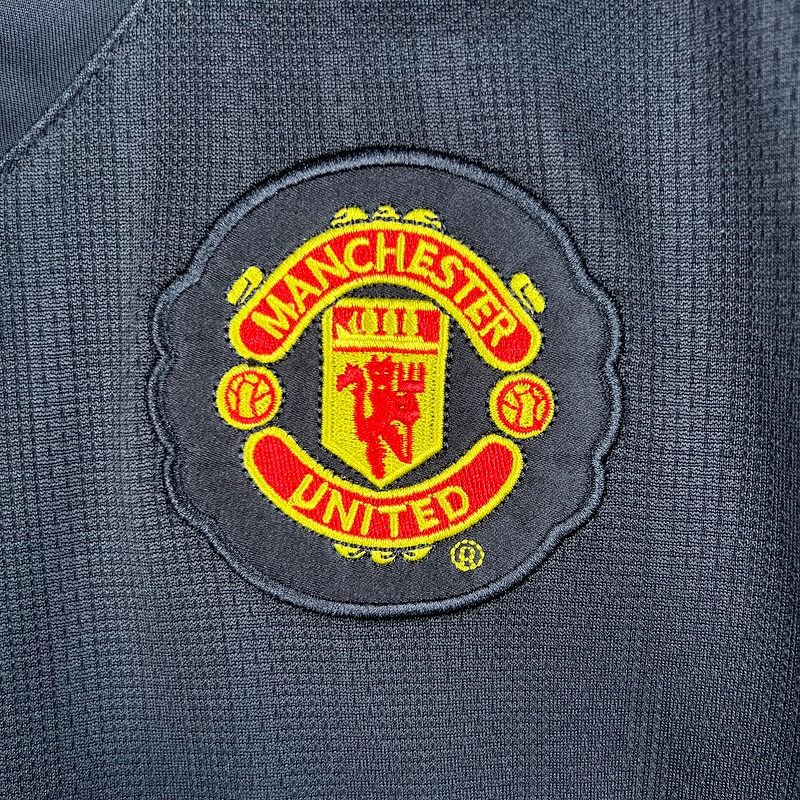 Manchester United 2007-2008 Retro Away Short Sleeve Jersey Personalized PL UCL Patch Rare